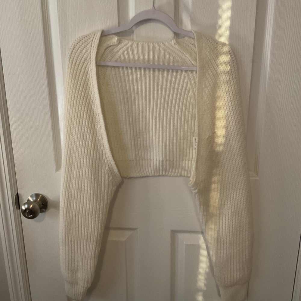 Cream Knit Women's Sweater
